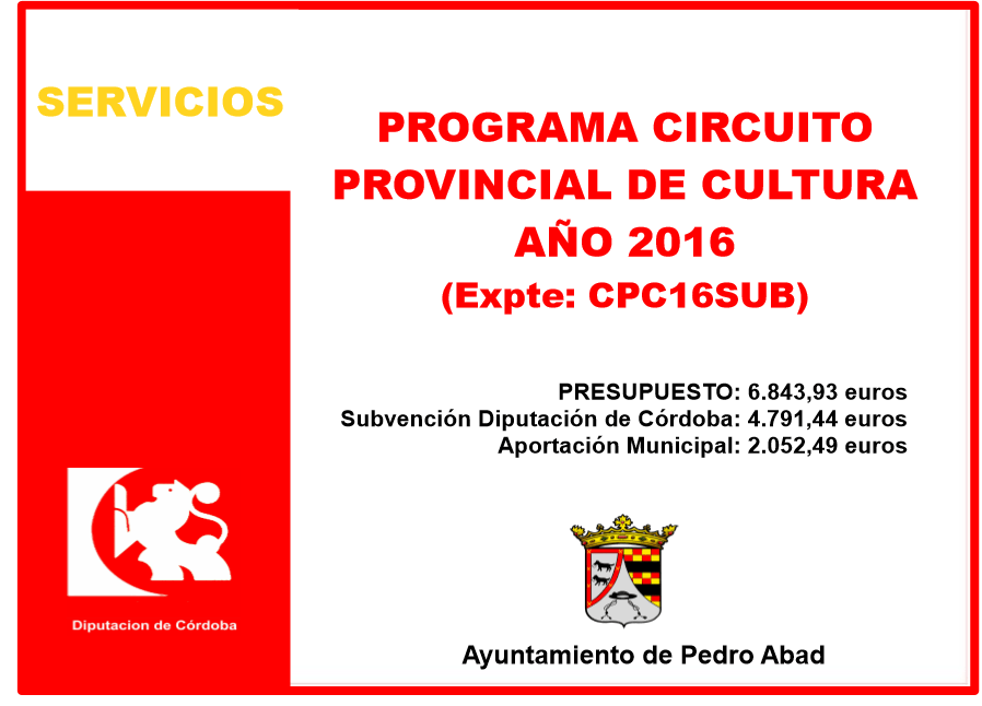 Programa Circuito Provincial de Cultura 2016 1