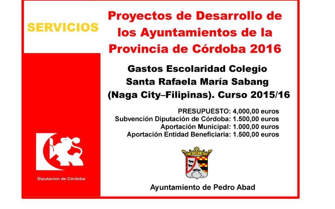 Proyecto de desarrollo de los ayuntamientos de la provincia de córdoba 1