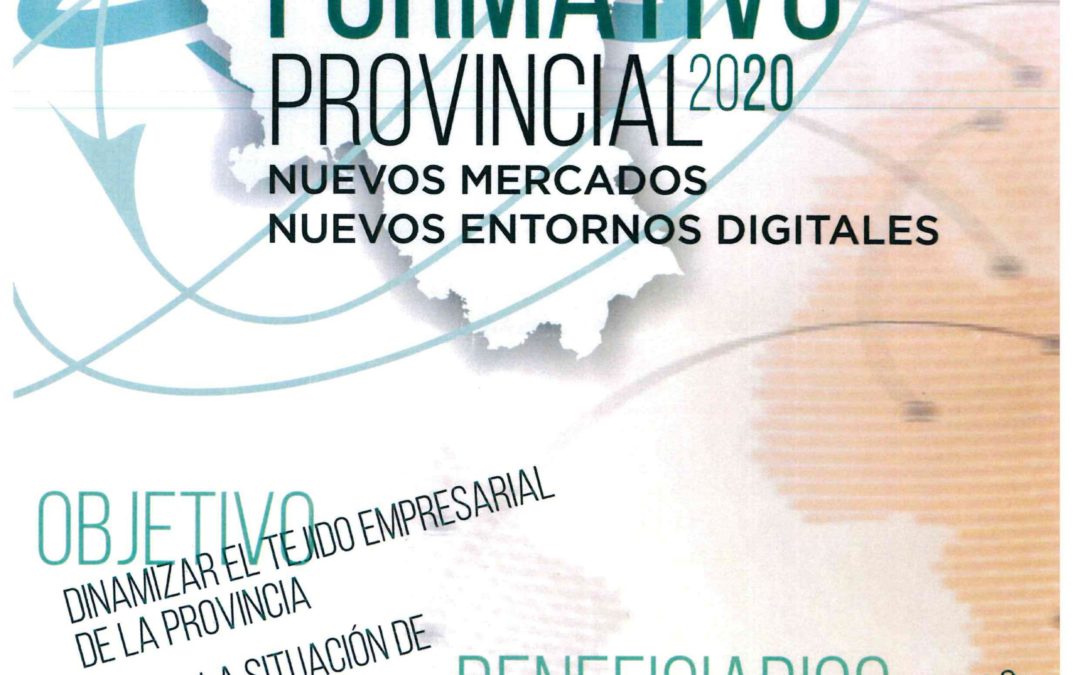 Plan Formativo Provincial 2020 1