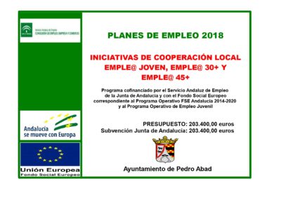 Subvencón Iniciativas de Cooperación Local 1