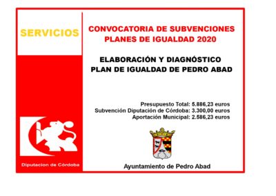 Subvención Plan de Igualdad 1