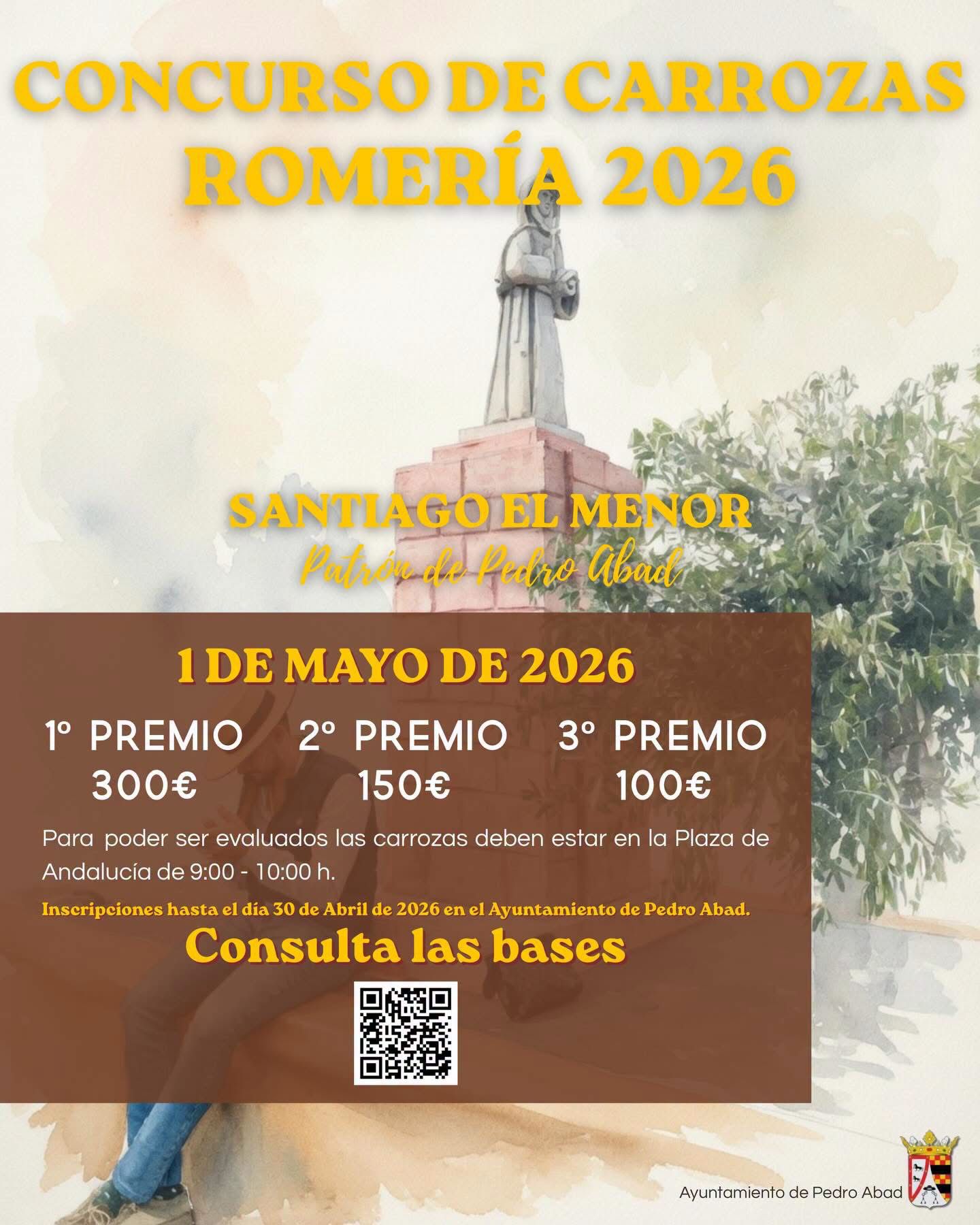 Pedro Abad convoca el Concurso de Carrozas 2026 para impulsar la participación en la romería
