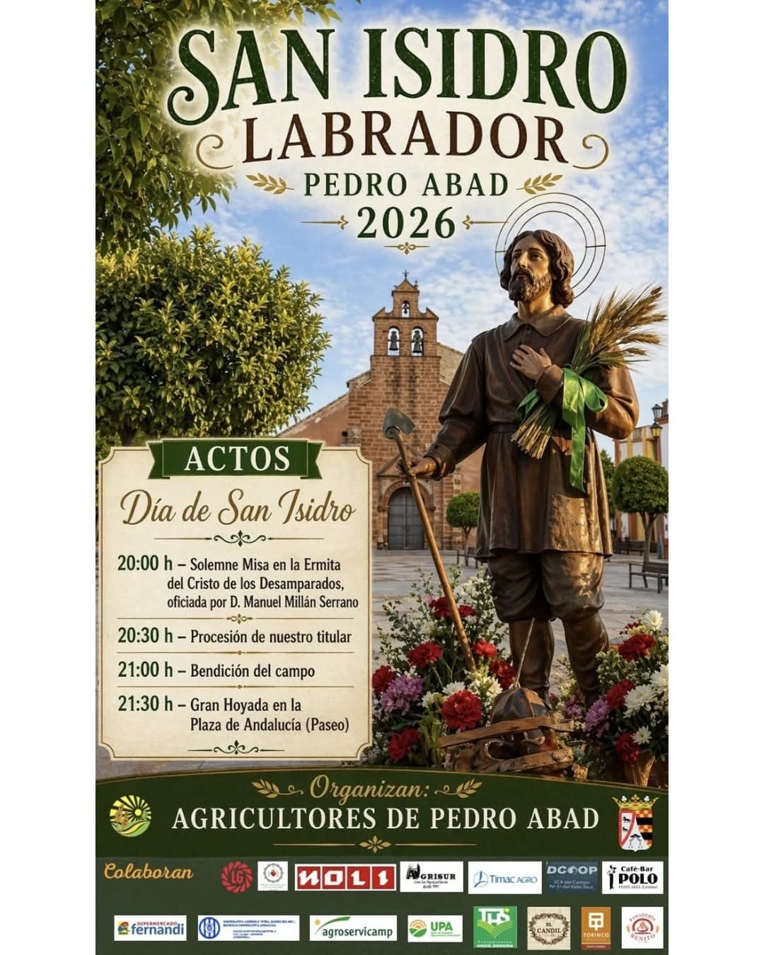 San Isidro Labrador 2026 llenará de tradición y convivencia las calles de Pedro Abad este 15 de mayo